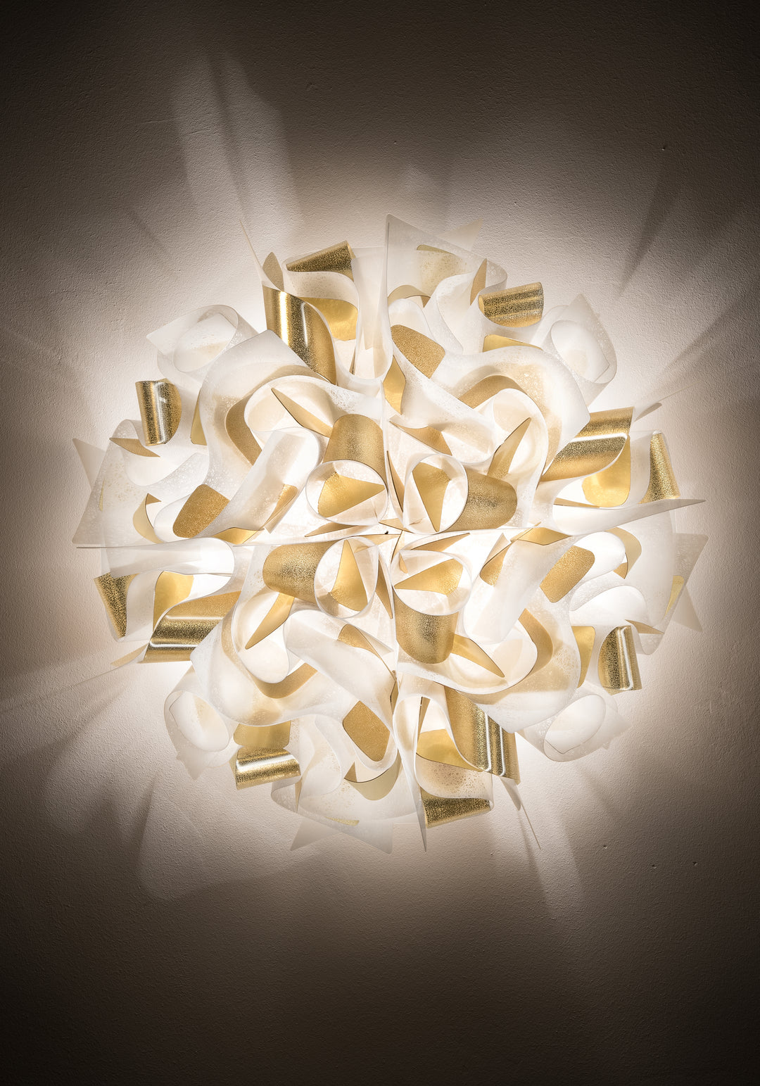 Slamp Veli Aurea Ceiling/Wall Medium - White Gold