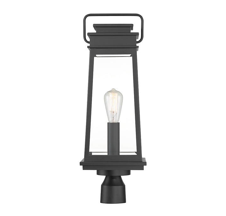 Savoy House Boone 1-Light Outdoor Post Lantern - Model 5-817-BK