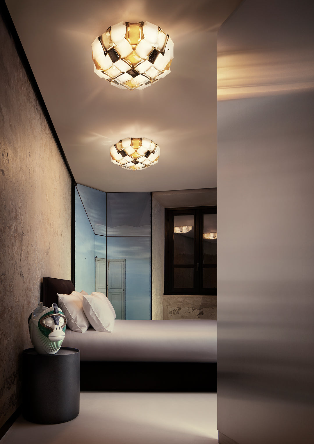 Slamp Mida Ceiling/Wall Medium - Amber
