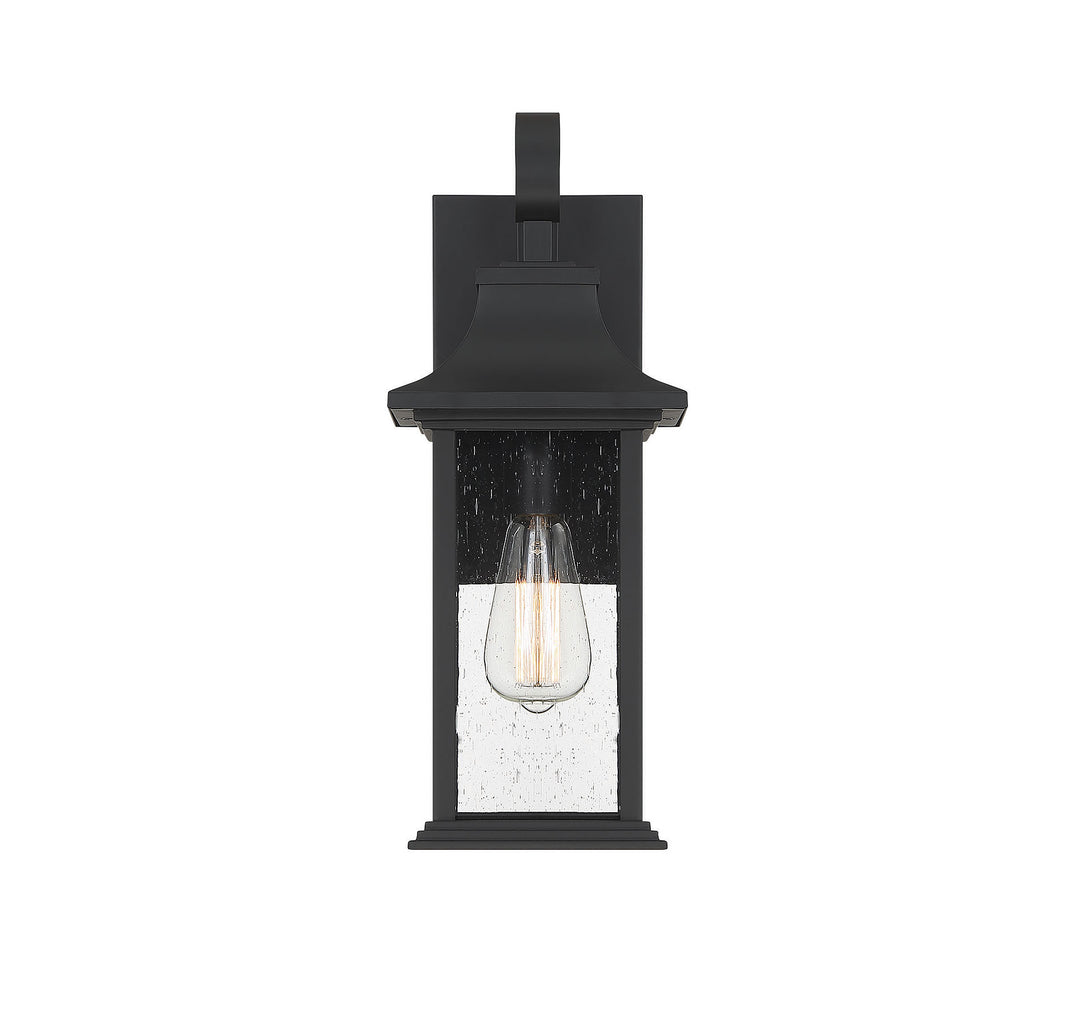 Savoy House Hancock Outdoor Wall Lantern in Matte Black