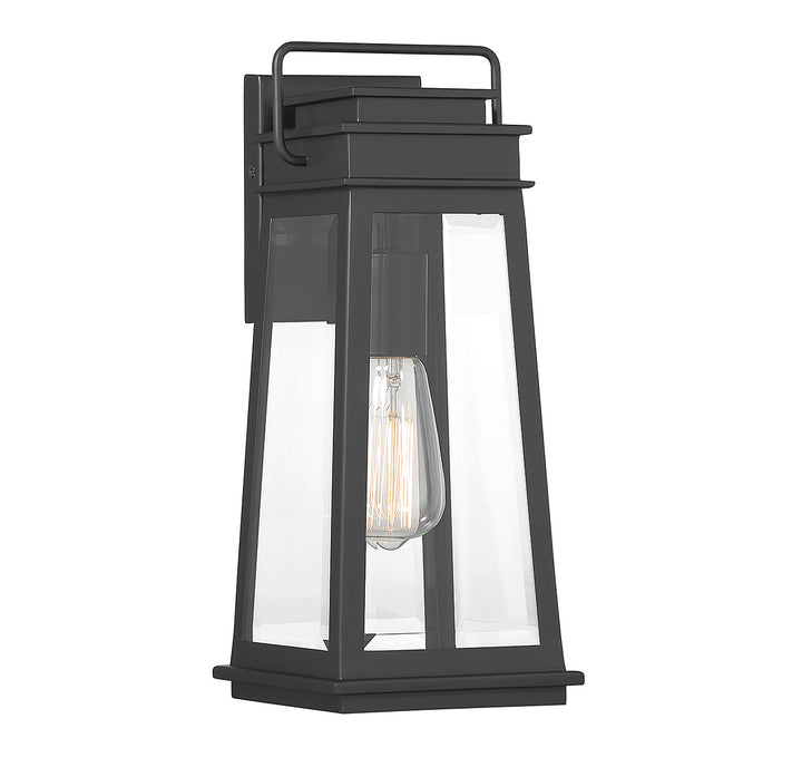 Savoy House Boone Outdoor Wall Lantern in Matte Black