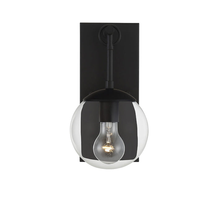 Savoy House 1-Light Outdoor Wall Lantern in Matte Black - Model M50029BK