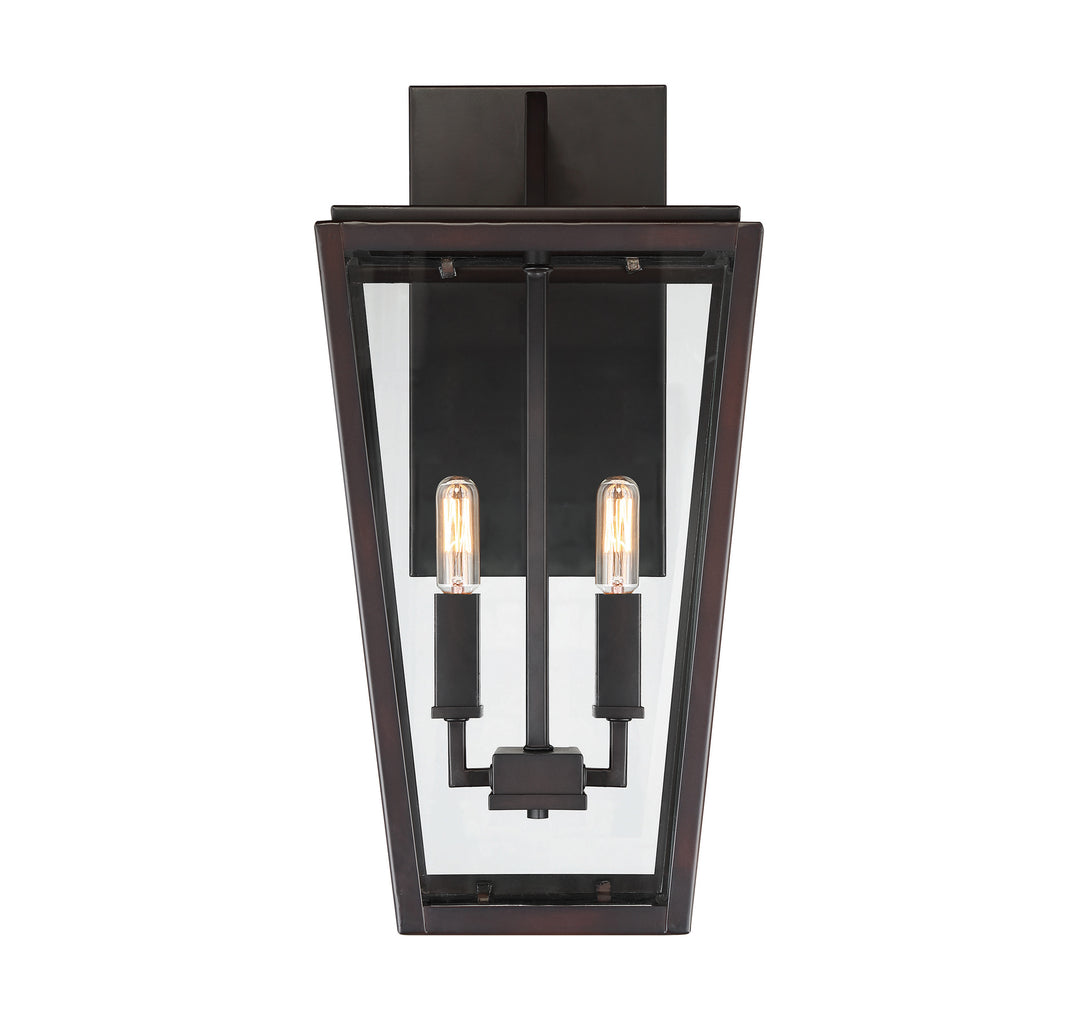 Savoy House Milton Outdoor Wall Lantern in English Bronze