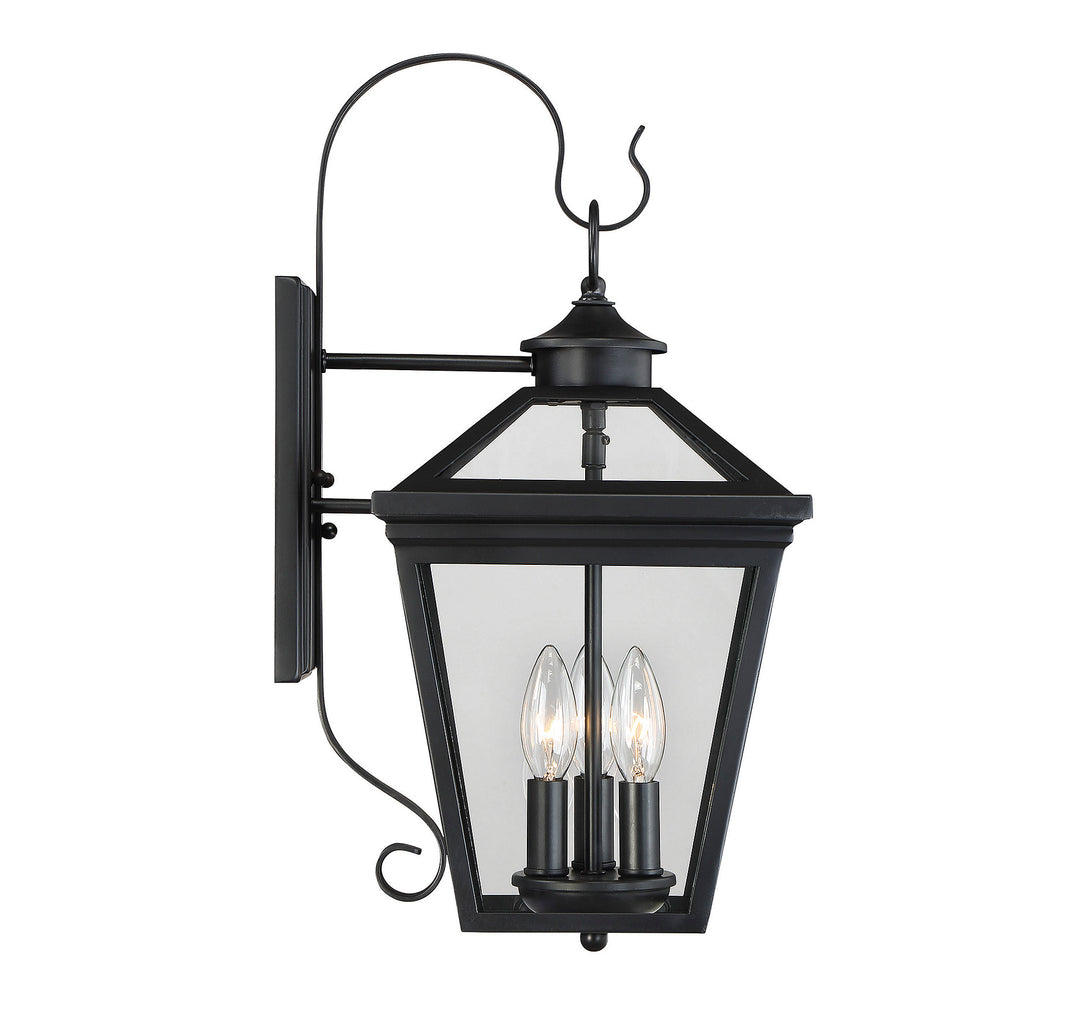 Savoy House Ellijay Outdoor Wall Lantern in Black
