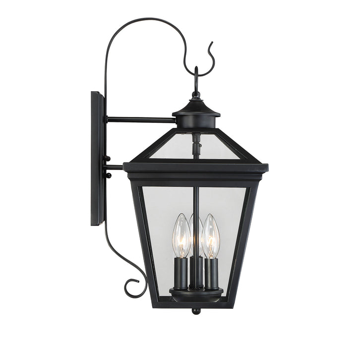 Savoy House Ellijay Outdoor Wall Lantern in Black
