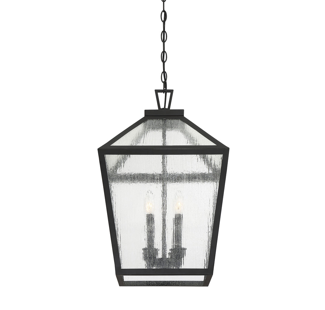 Savoy House Woodstock 4-Light Outdoor Hanging Lantern - Model 5-104-BK