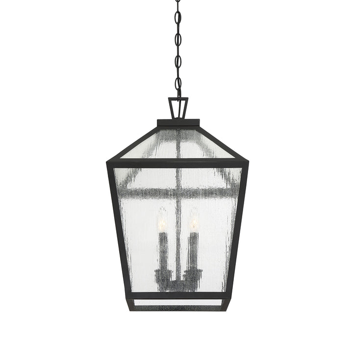 Savoy House Woodstock 4-Light Outdoor Hanging Lantern - Model 5-104-BK