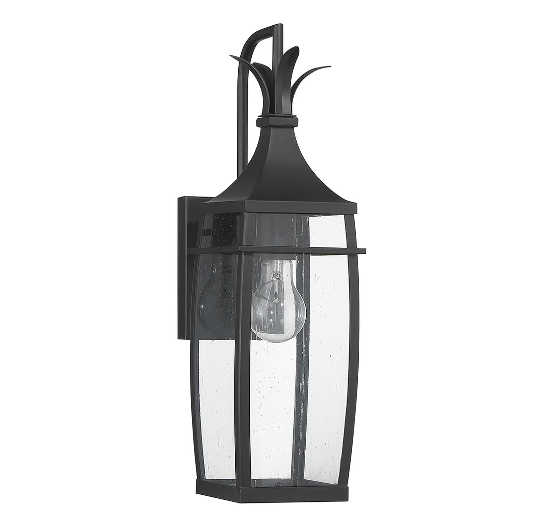 Savoy House Montpelier Outdoor Wall Lantern in Matte Black