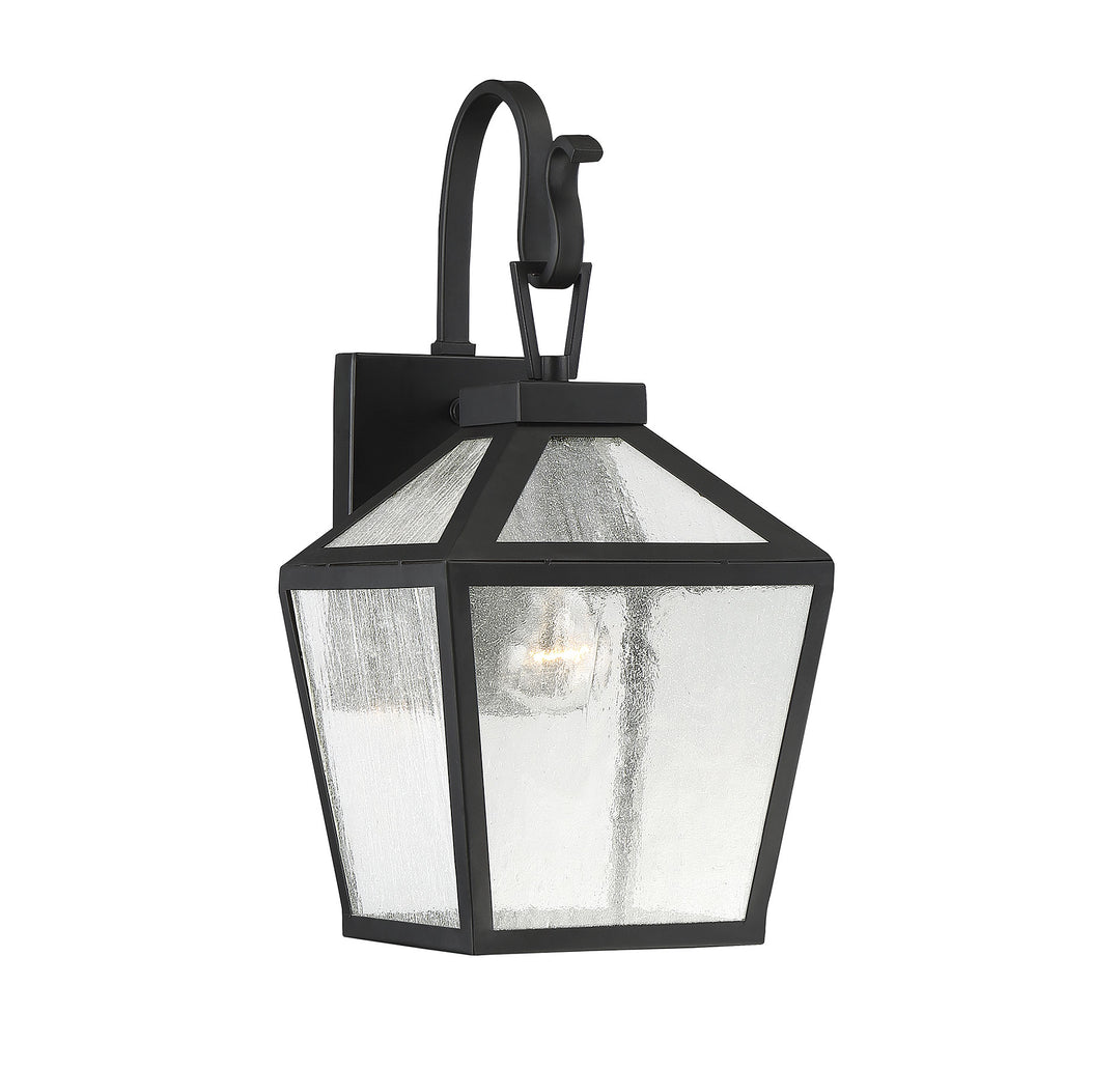 Savoy House Woodstock Outdoor Wall Lantern in Black