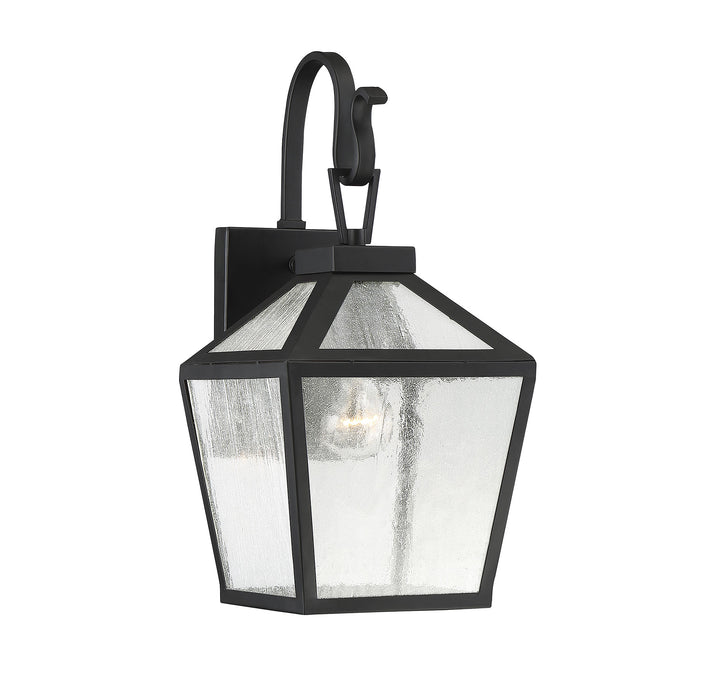 Savoy House Woodstock Outdoor Wall Lantern in Black