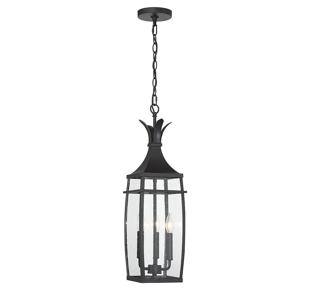 Savoy House Montpelier 3-Light Outdoor Hanging Lantern - Model 5-763-BK