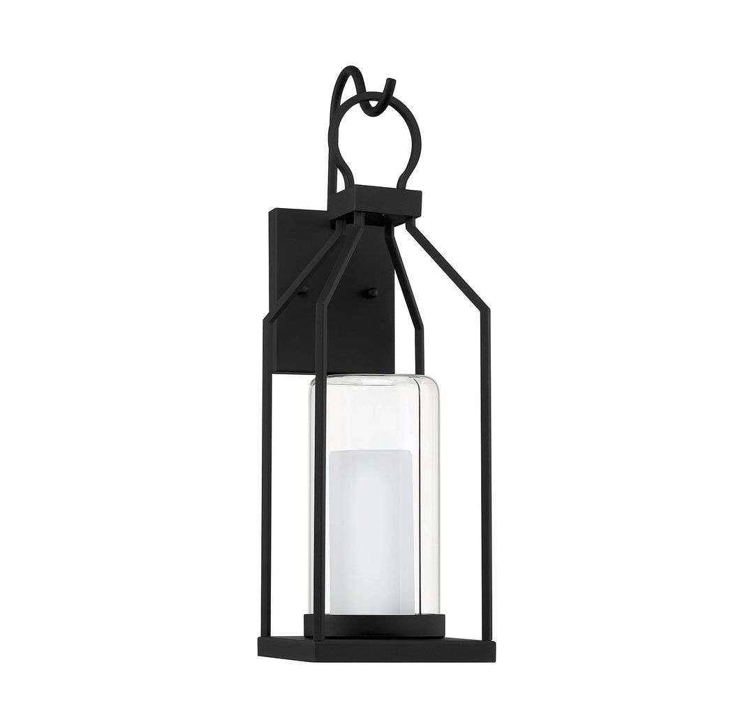 Savoy House Hamilton Outdoor Wall Lantern in Matte Black