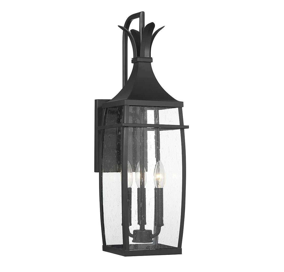 Savoy House Montpelier Outdoor Wall Lantern in Matte Black