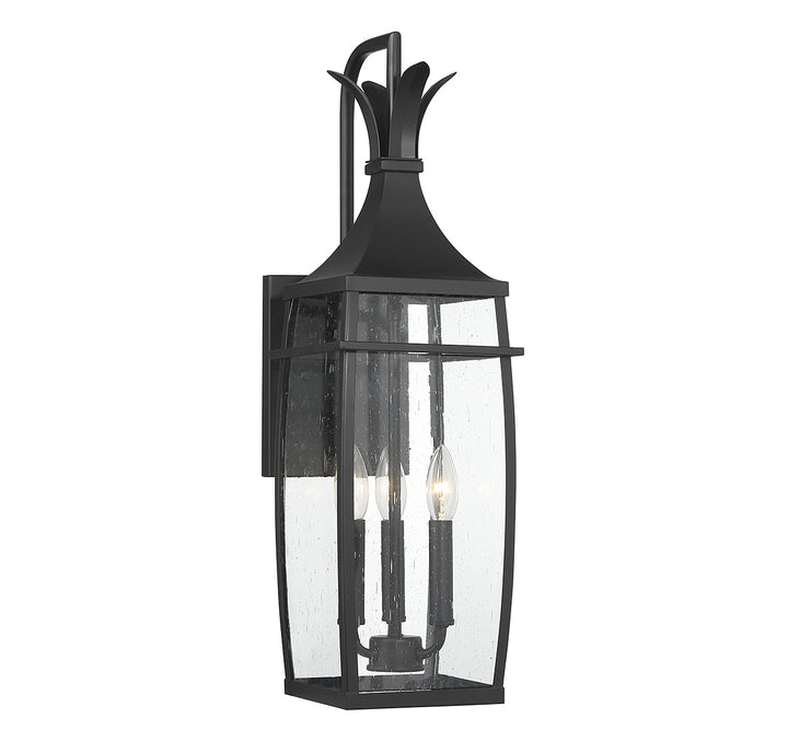 Savoy House Montpelier Outdoor Wall Lantern in Matte Black