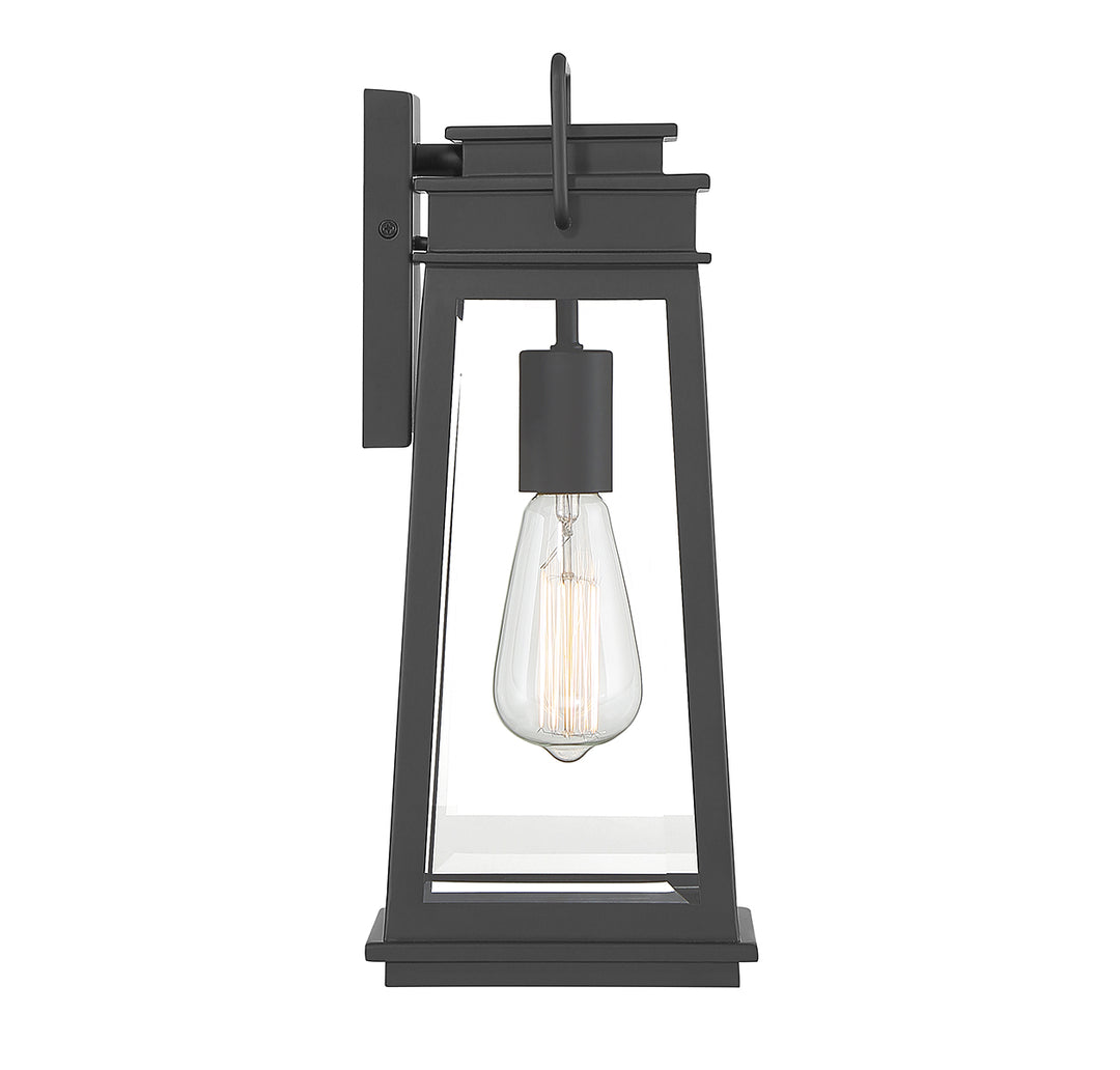 Savoy House Boone Outdoor Wall Lantern in Matte Black