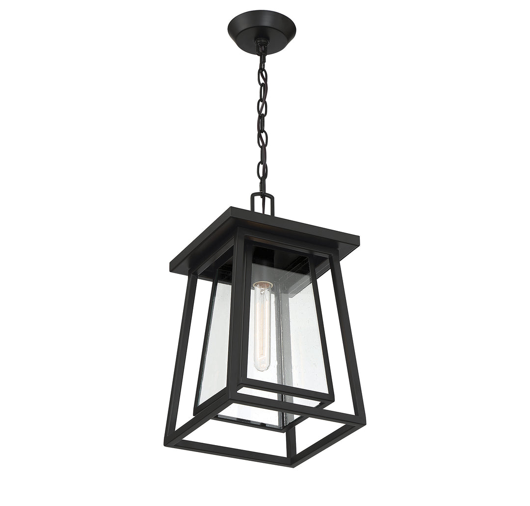 Savoy House Denver 1-Light Outdoor Hanging Lantern - Model 5-2025-BK