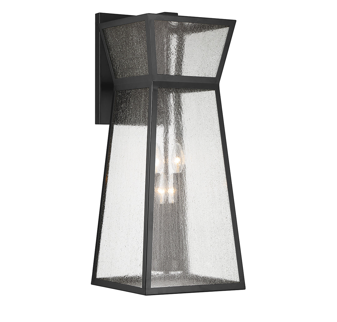Savoy House Millford Outdoor Wall Lantern in Matte Black