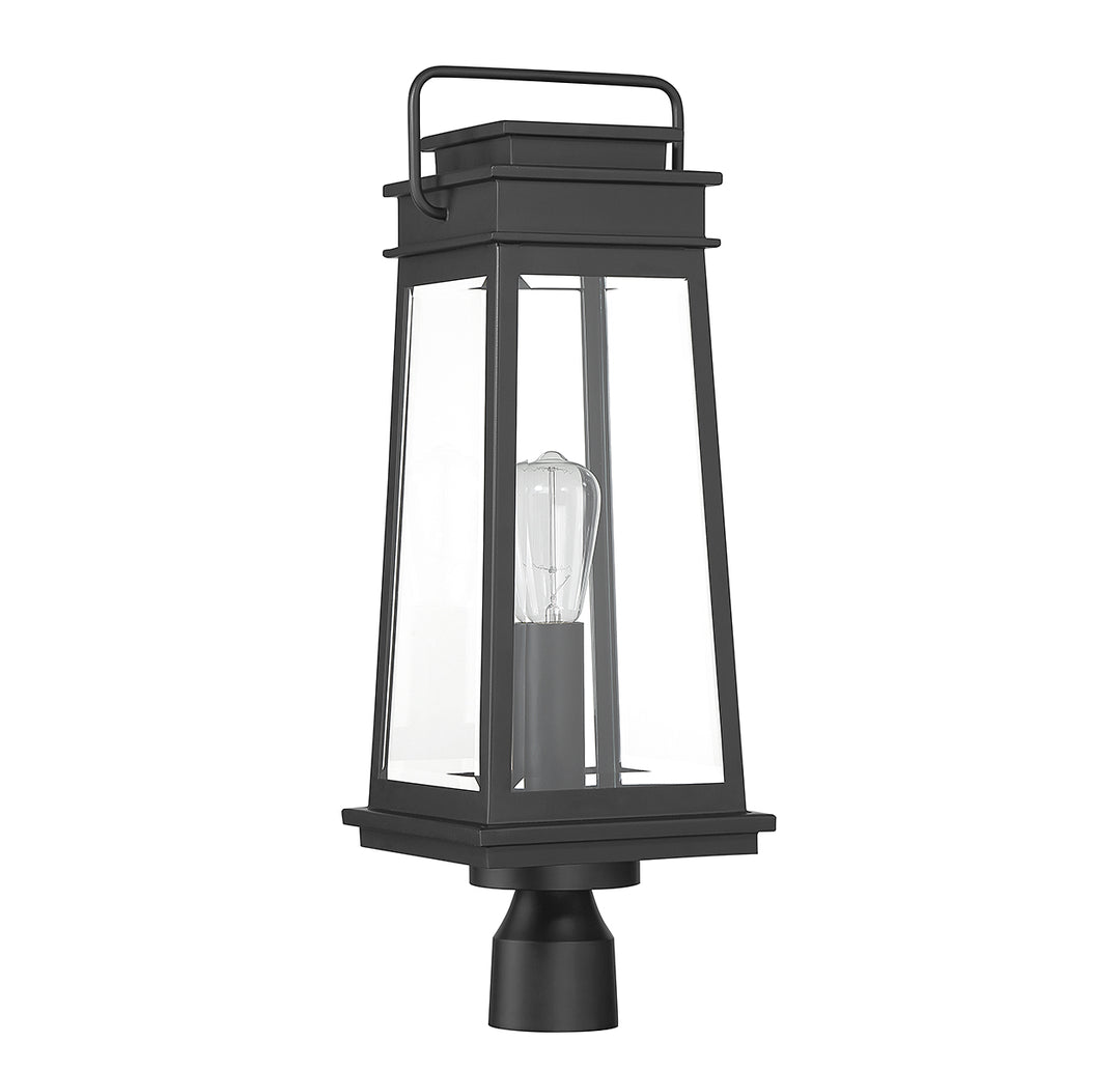 Savoy House Boone 1-Light Outdoor Post Lantern - Model 5-817-BK