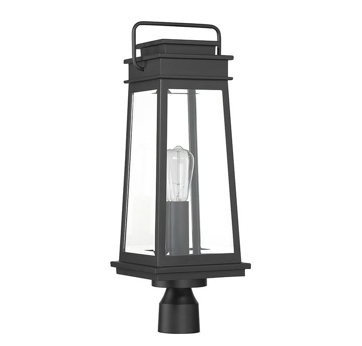 Savoy House Boone 1-Light Outdoor Post Lantern - Model 5-817-BK
