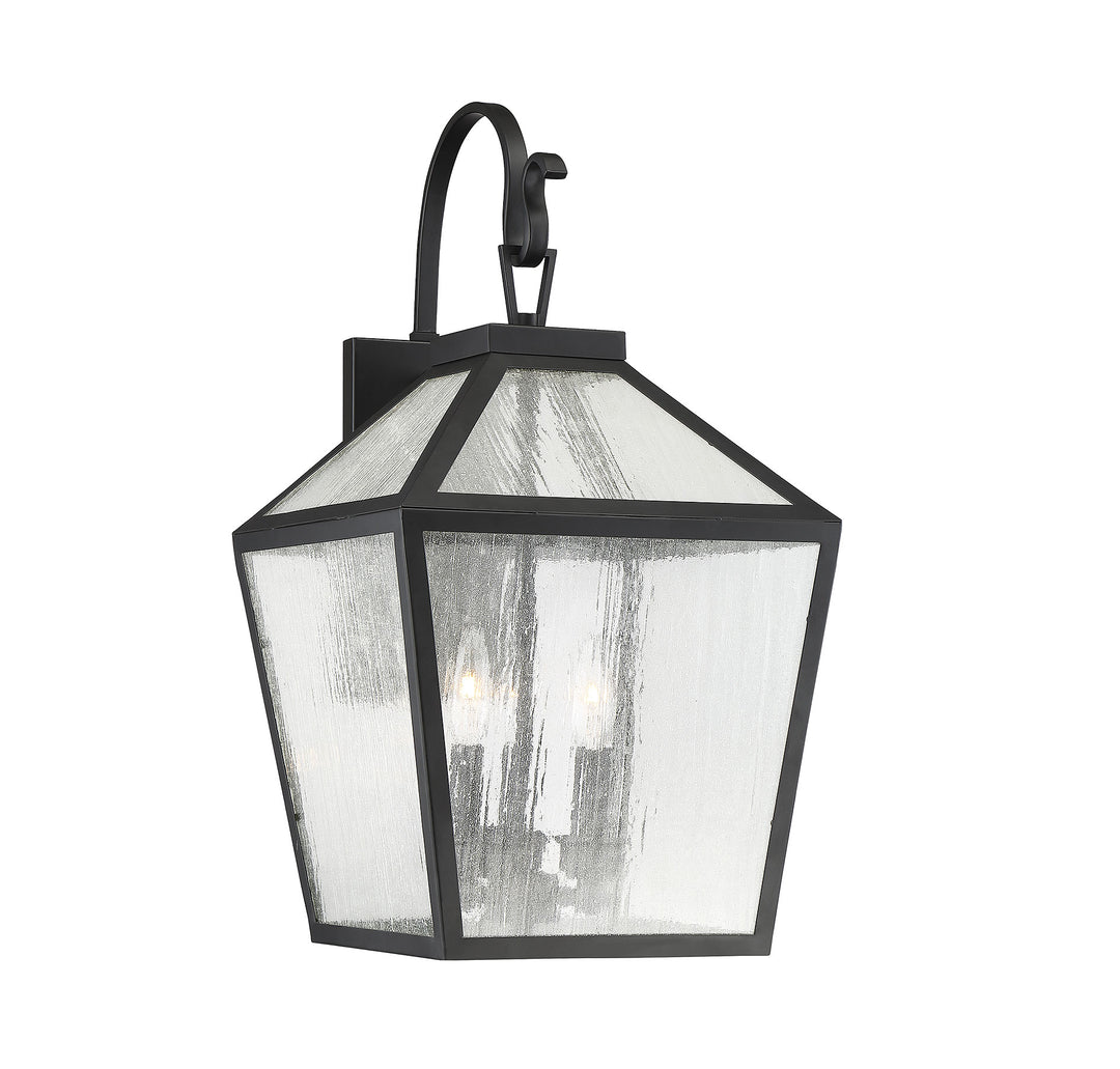 Savoy House Woodstock Outdoor Wall Lantern in Black