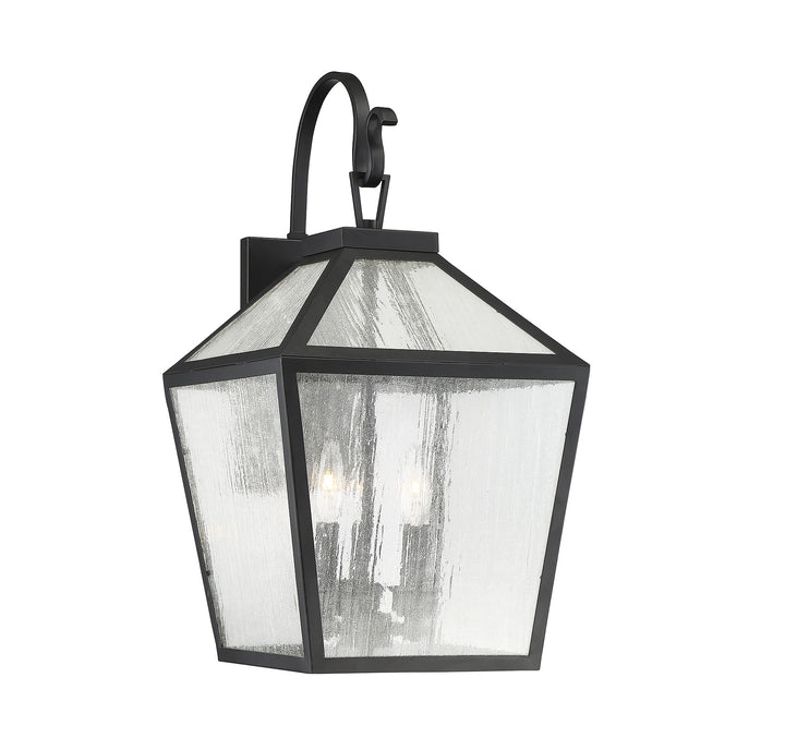 Savoy House Woodstock Outdoor Wall Lantern in Black