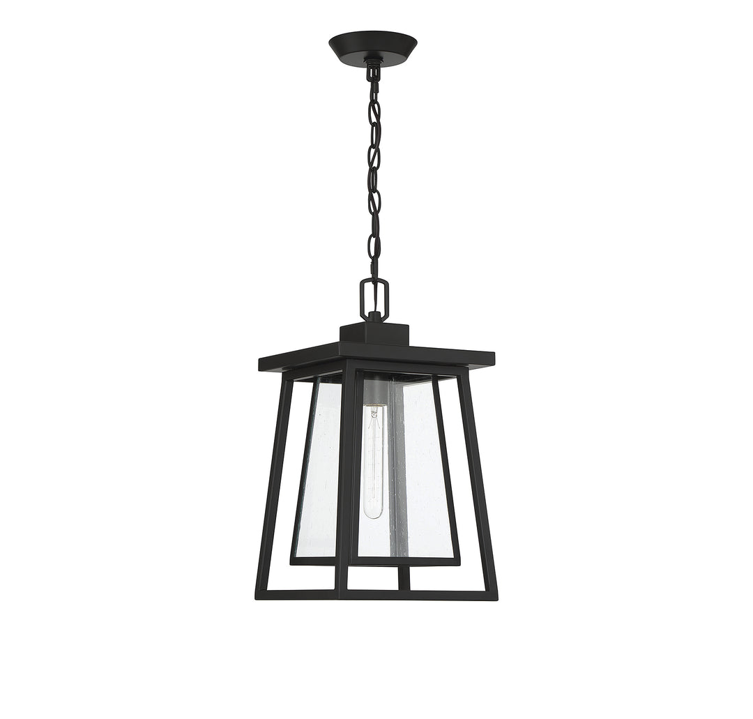Savoy House Denver 1-Light Outdoor Hanging Lantern - Model 5-2025-BK