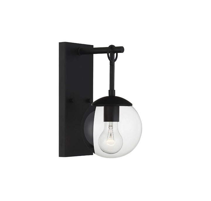 Savoy House 1-Light Outdoor Wall Lantern in Matte Black - Model M50029BK
