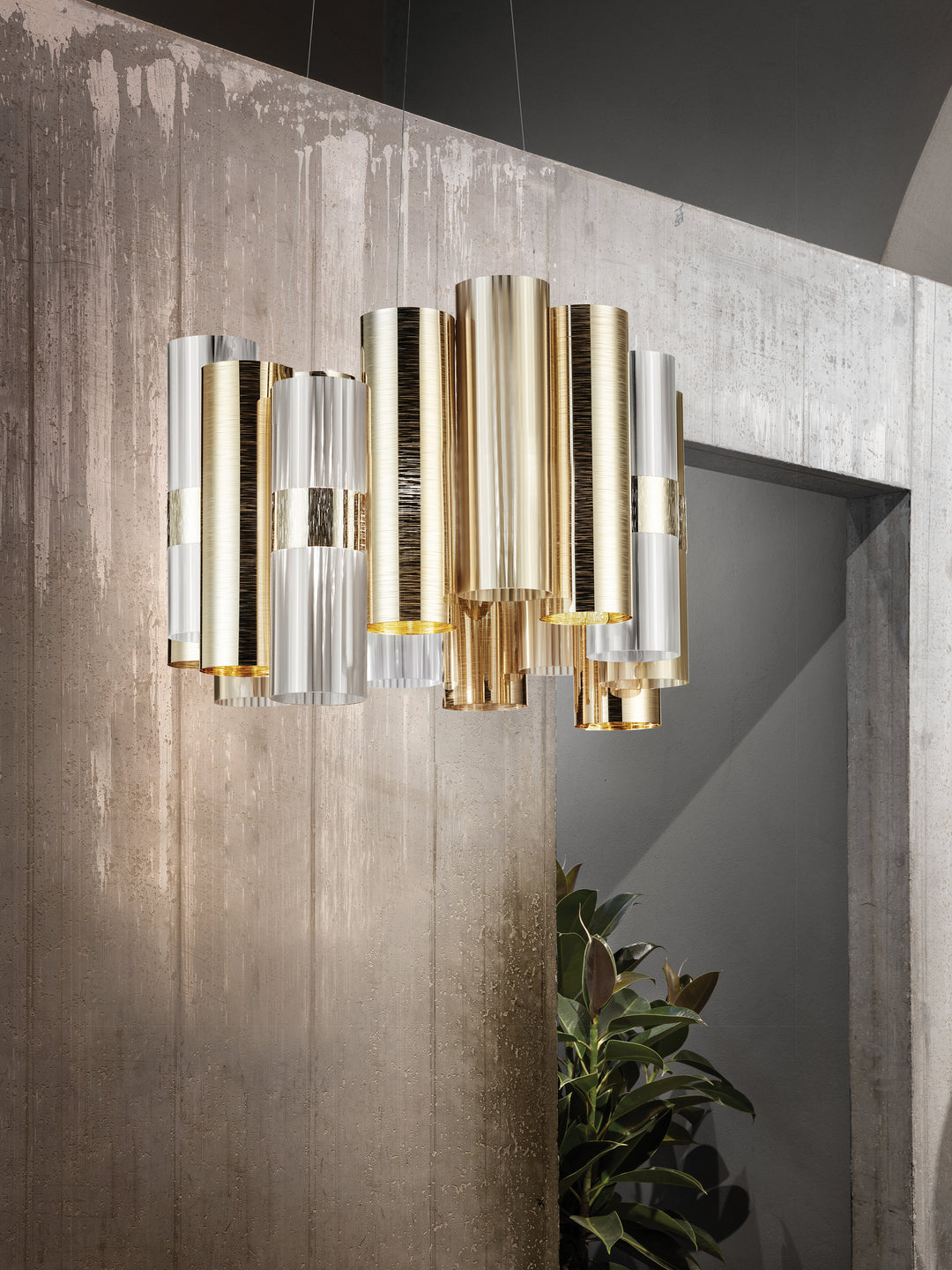 Slamp La Lollo Suspension Medium - Gold