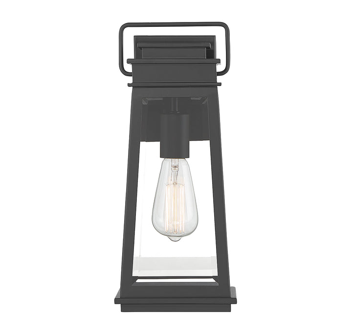 Savoy House Boone Outdoor Wall Lantern in Matte Black