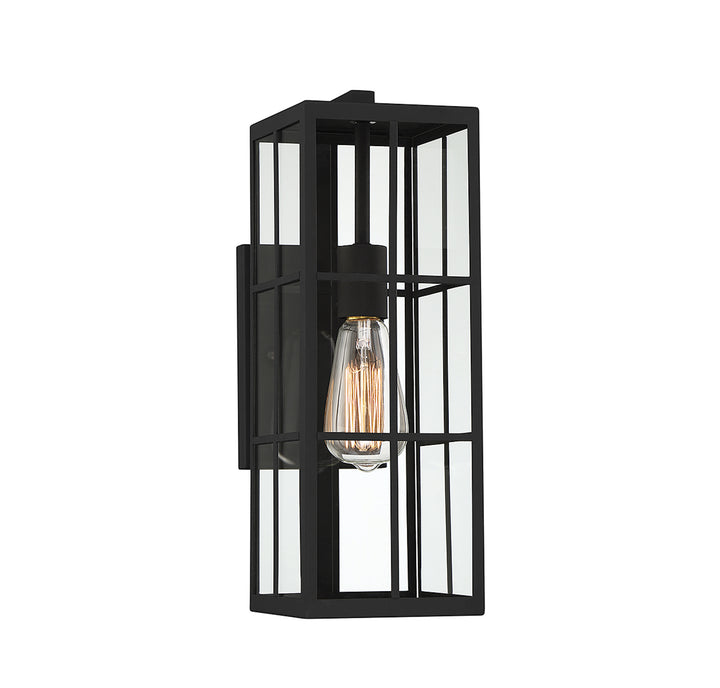 Savoy House Ericson Outdoor Wall Lantern in Matte Black - Model 5-1989-BK