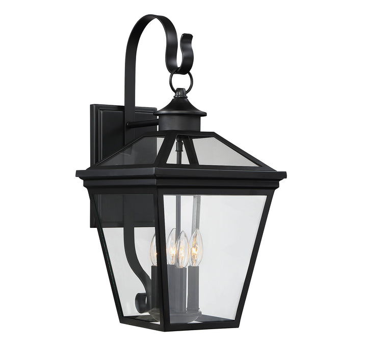 Savoy House Ellijay Outdoor Wall Lantern in Black