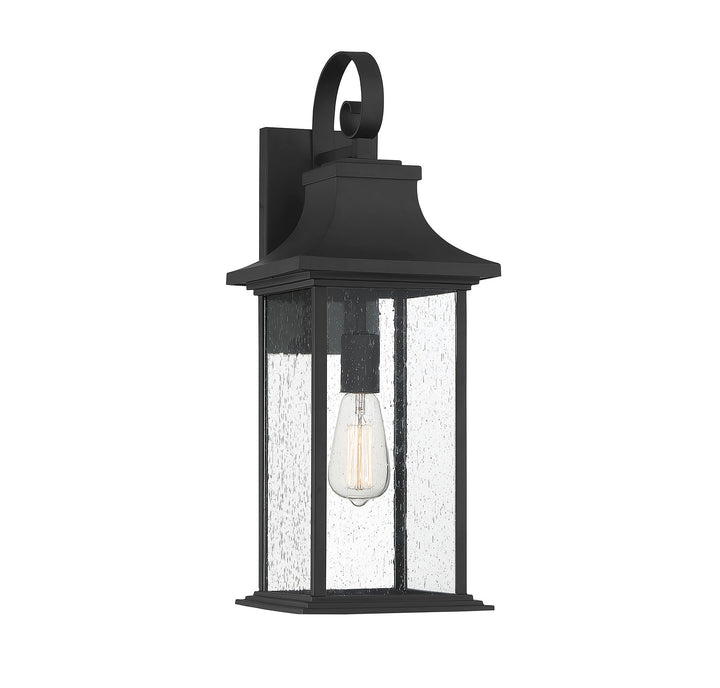 Savoy House Hancock Outdoor Wall Lantern in Matte Black