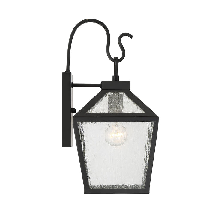 Savoy House Woodstock Outdoor Wall Lantern in Black