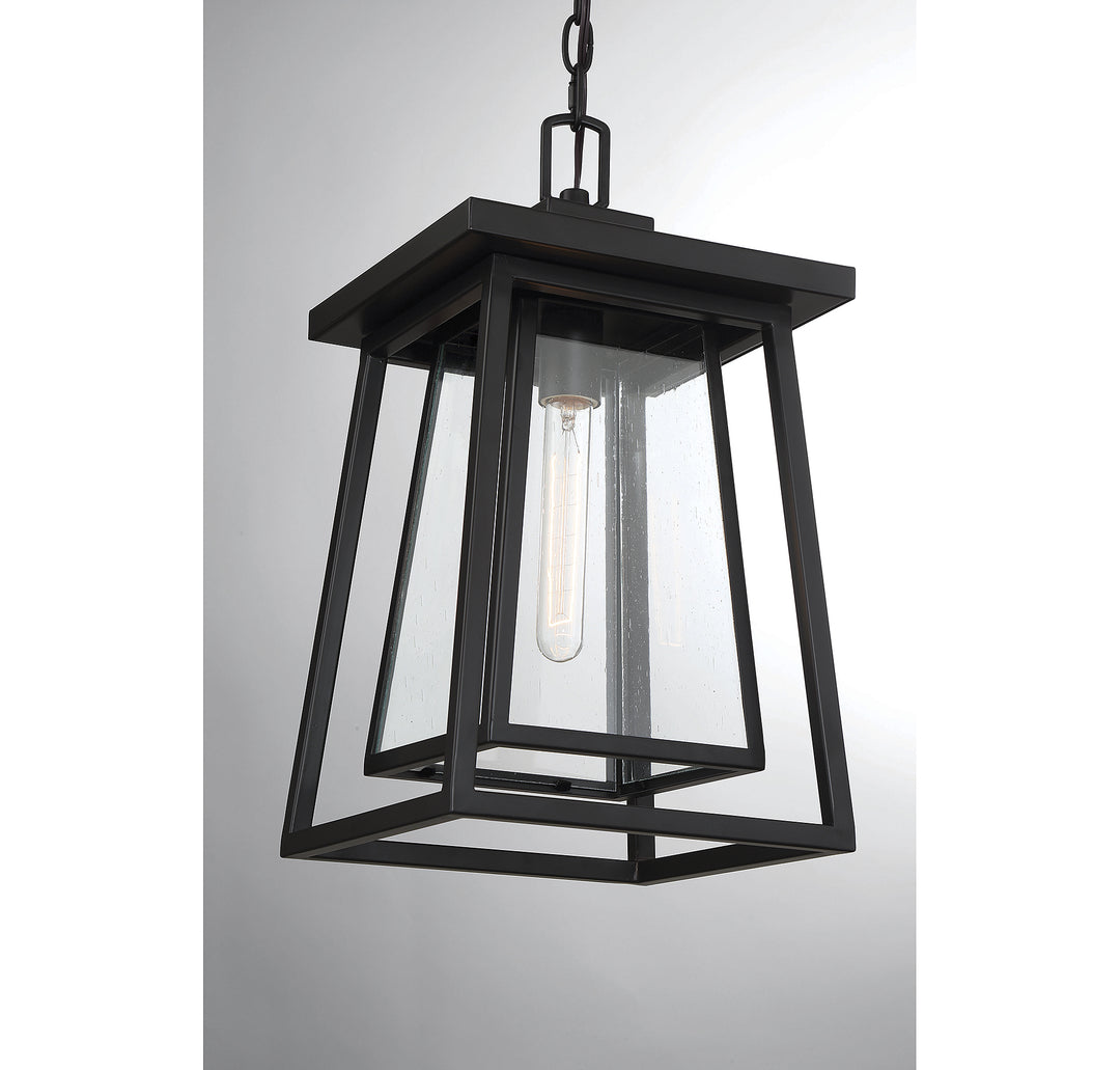 Savoy House Denver 1-Light Outdoor Hanging Lantern - Model 5-2025-BK