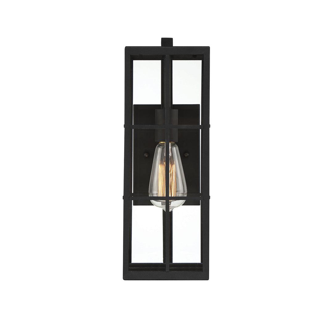 Savoy House Ericson Outdoor Wall Lantern in Matte Black - Model 5-1989-BK