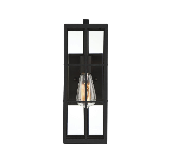 Savoy House Ericson Outdoor Wall Lantern in Matte Black - Model 5-1989-BK