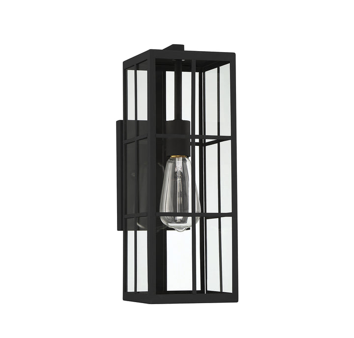 Savoy House Ericson Outdoor Wall Lantern in Matte Black - Model 5-1989-BK