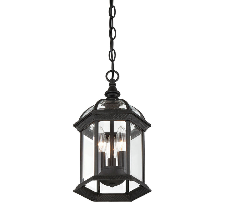 Savoy House Kensington 3-Light Outdoor Hanging Lantern - Model 5-0635-BK