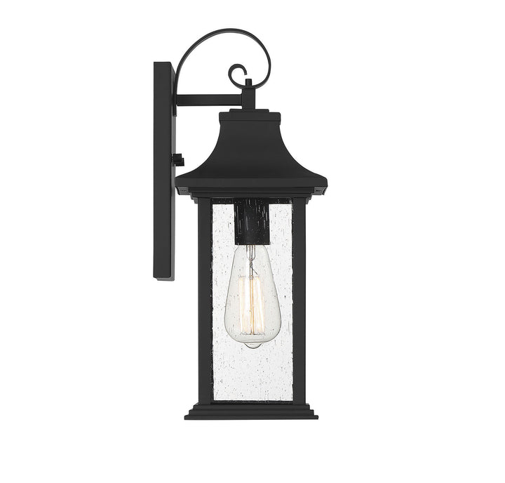 Savoy House Hancock Outdoor Wall Lantern in Matte Black