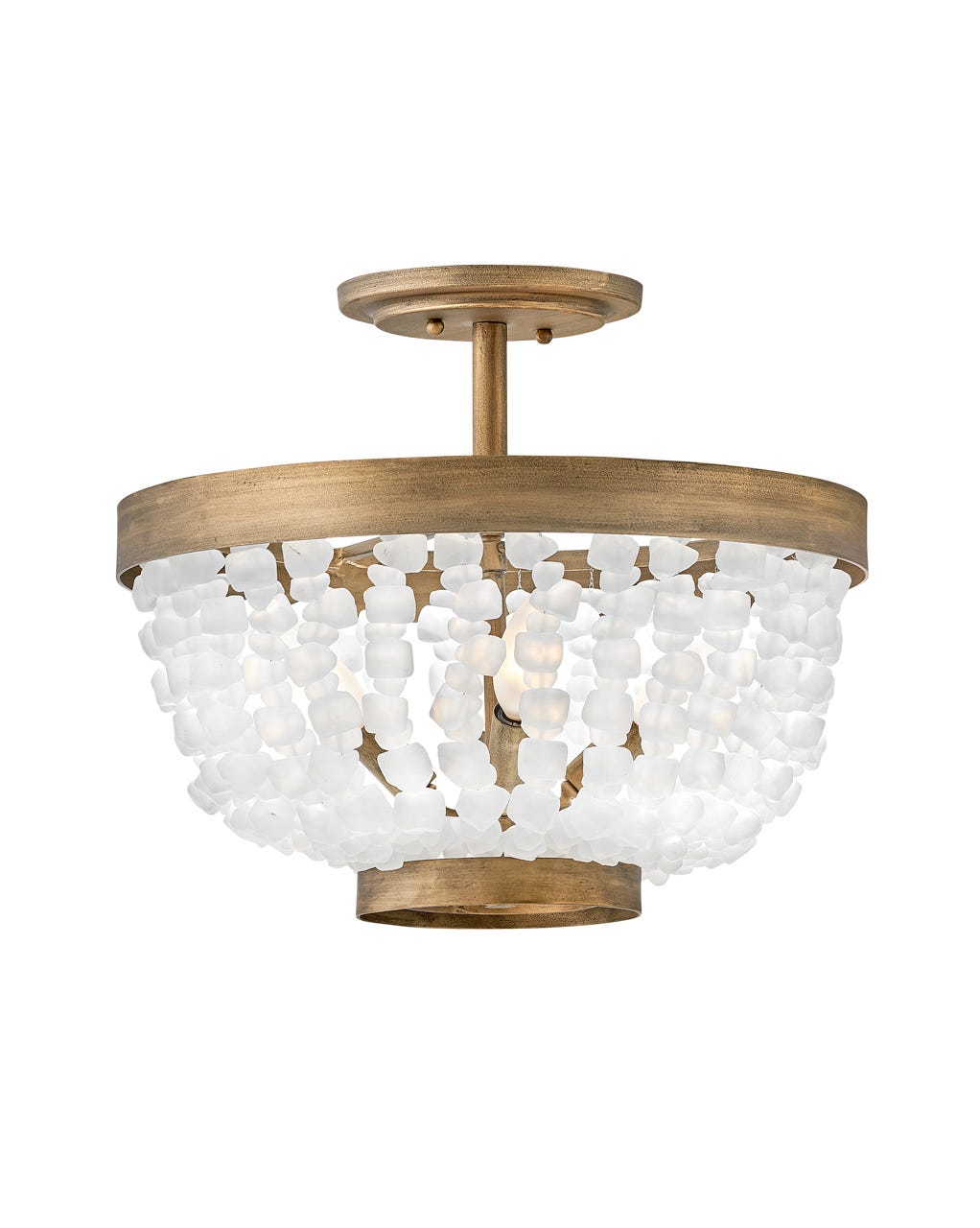 Hinkley Dune Semi-Flush Mount Ceiling Semi Flush Mounts Hinkley Burnished Gold 16.0x16.0x14.0 