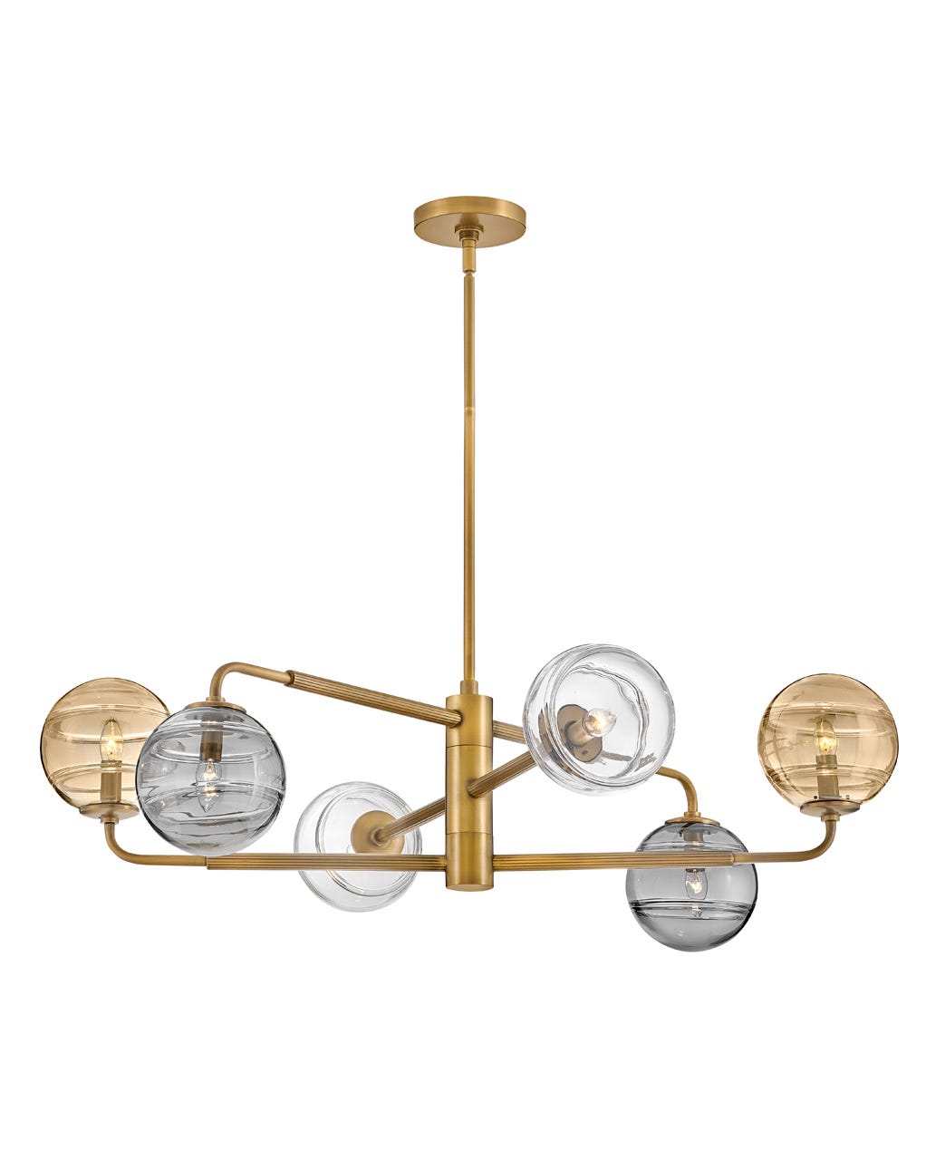 Hinkley Oberon Chandelier Chandeliers Hinkley Heritage Brass 36.5x36.5x10.75 