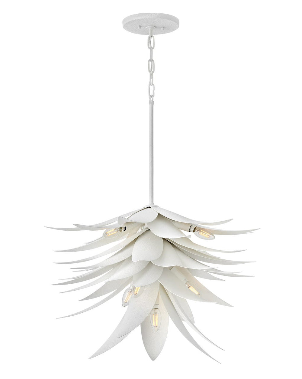 Hinkley Agave Chandelier Chandeliers Hinkley Textured Plaster 26.0x26.0x29.0 