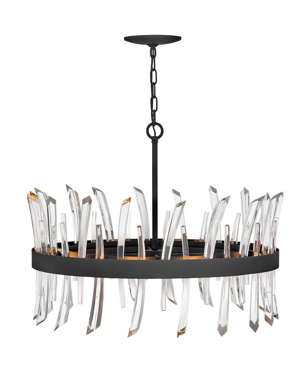 Hinkley Revel Chandelier Chandeliers Hinkley Black* 28.0x28.0x17.25 