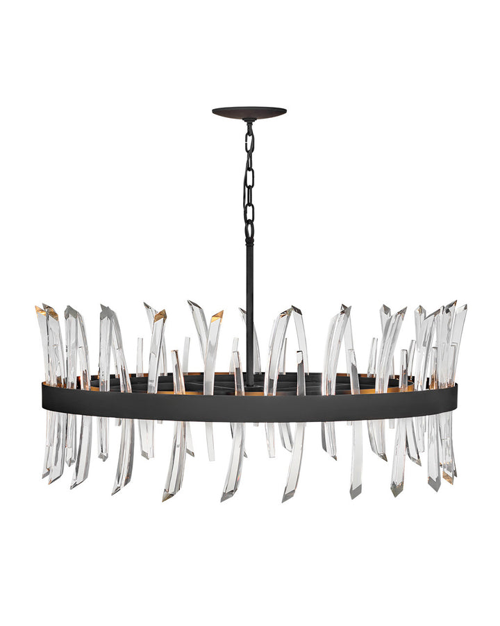 Hinkley Revel Chandelier Chandeliers Hinkley Black* 36.25x36.25x18.5 