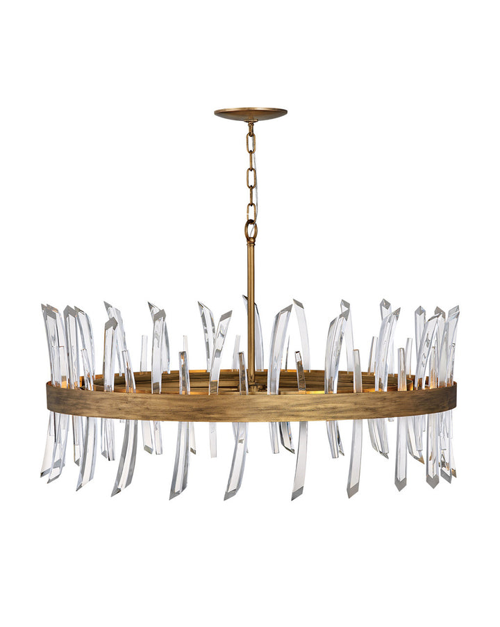 Hinkley Revel Chandelier Chandeliers Hinkley Burnished Gold 36.25x36.25x18.5 