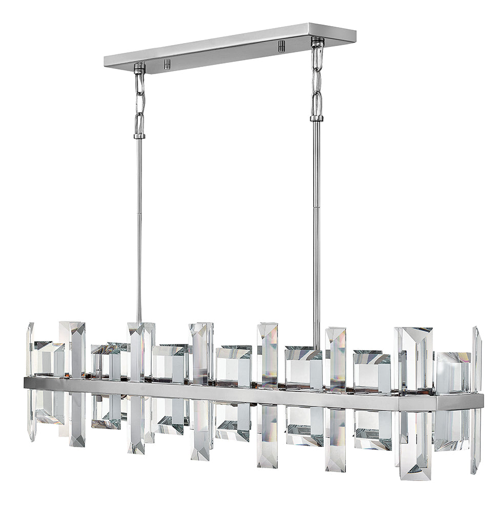 Hinkley Odette Chandelier Chandeliers Hinkley Polished Nickel* 8.25x42.0x10.0 