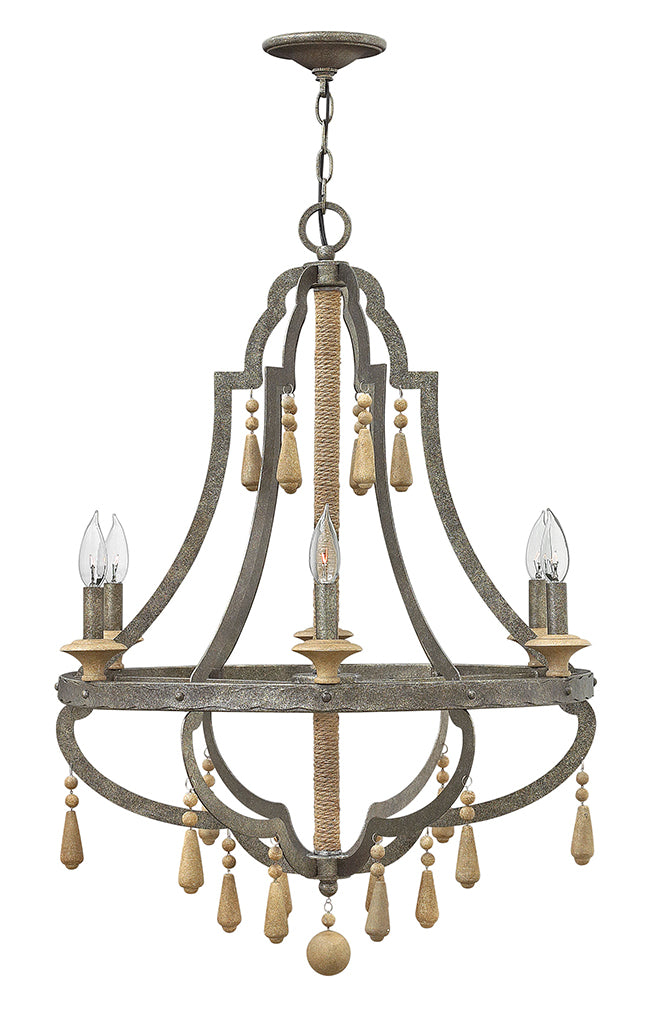 Hinkley Cordoba Chandelier Chandeliers Hinkley Distressed Iron 26.0x26.0x34.5 