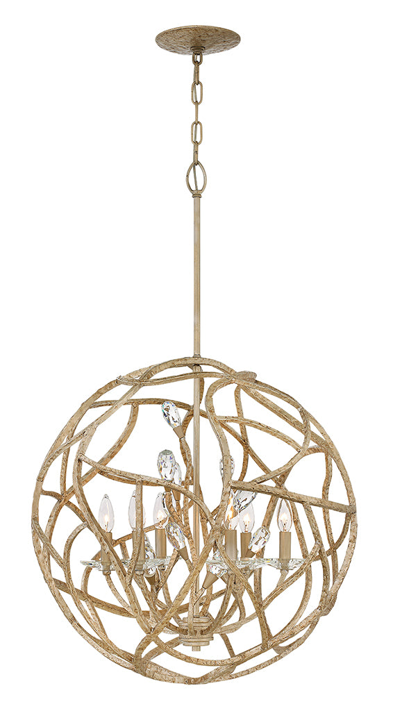 Hinkley Eve Chandelier Chandeliers Hinkley Champagne Gold 24.0x24.0x39.0 