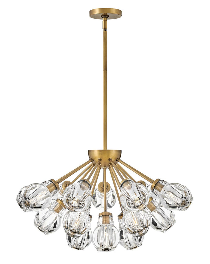 Hinkley Elise Chandelier Chandeliers Hinkley Heritage Brass 27.25x27.25x15.25 