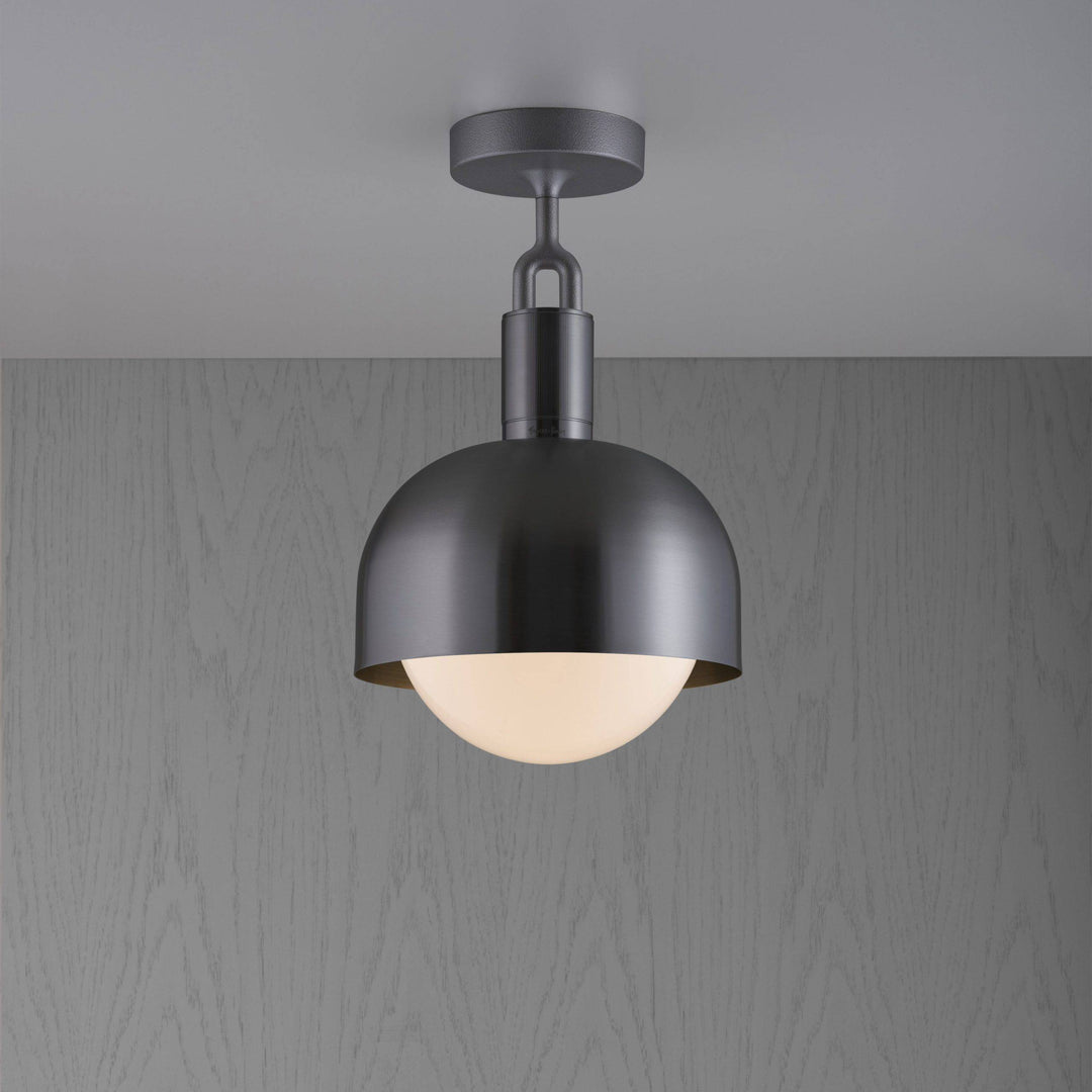 Buster + Punch Forked Ceiling Linear Light with Shade/Globe
